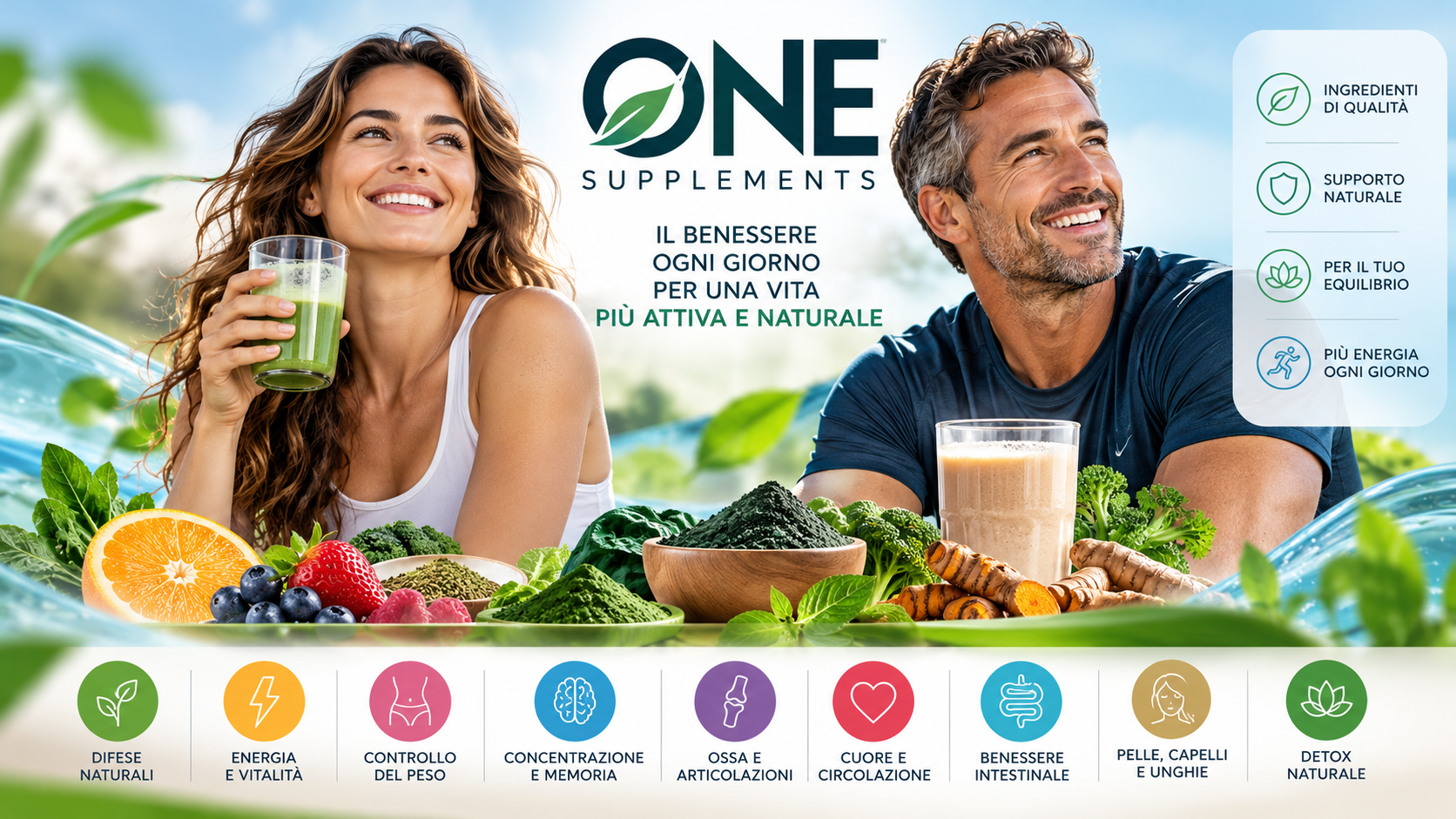ONE Supplements: benessere di alta qualità